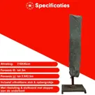 CUHOC Zweefparasol hoes 210x45 cm - Diamond