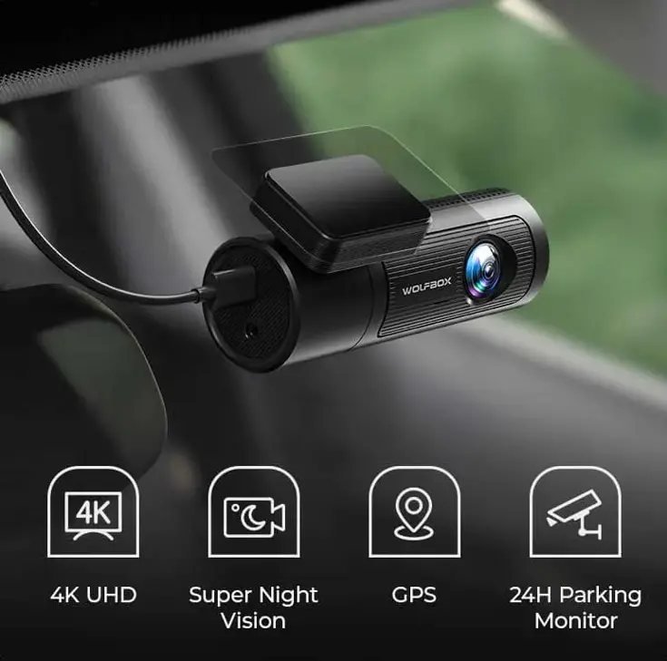 i05 4K Wifi GPS 2CH 32gb dashcam
