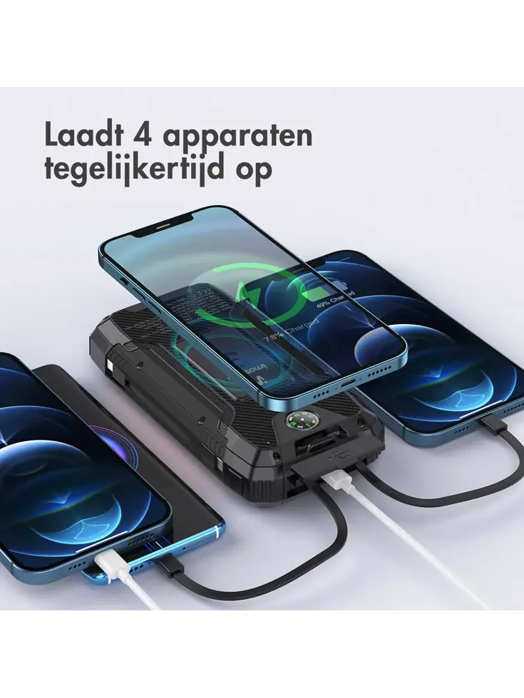 Solar Powerbank 30.000 mAh