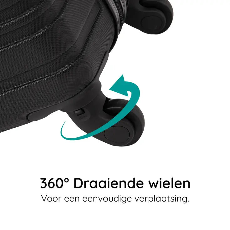Kofferset XS ABS 29L met TSA-slot en 360° wielen