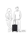 Travelite Chios 4 Wiel Trolley S red |34 L