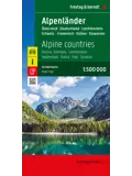 Wegenkaart Alpenlanden 2-zijdig