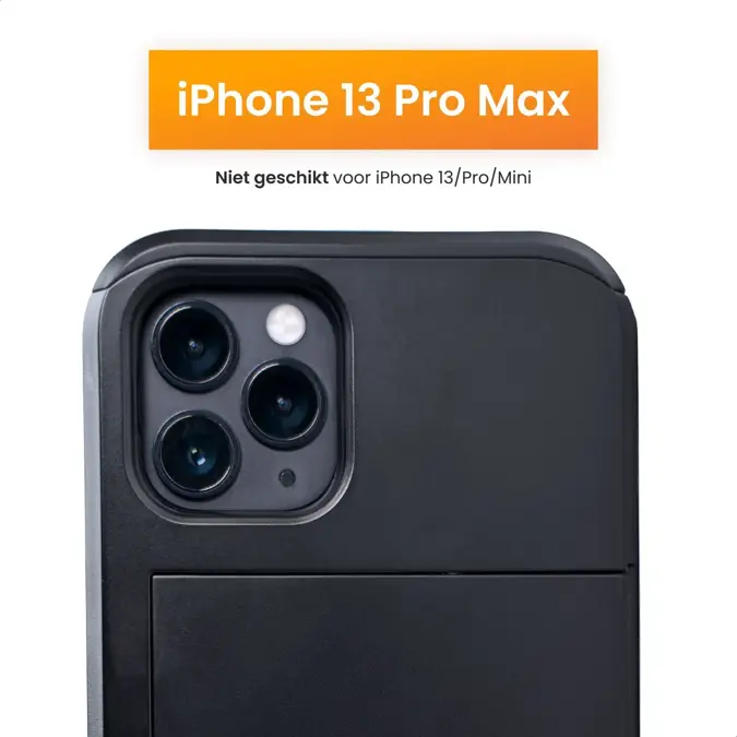 R2B iPhone 13ProMax Hoesje met pasjeshouder