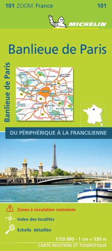 Wegenkaart Zoom 101 Banlieue de Paris