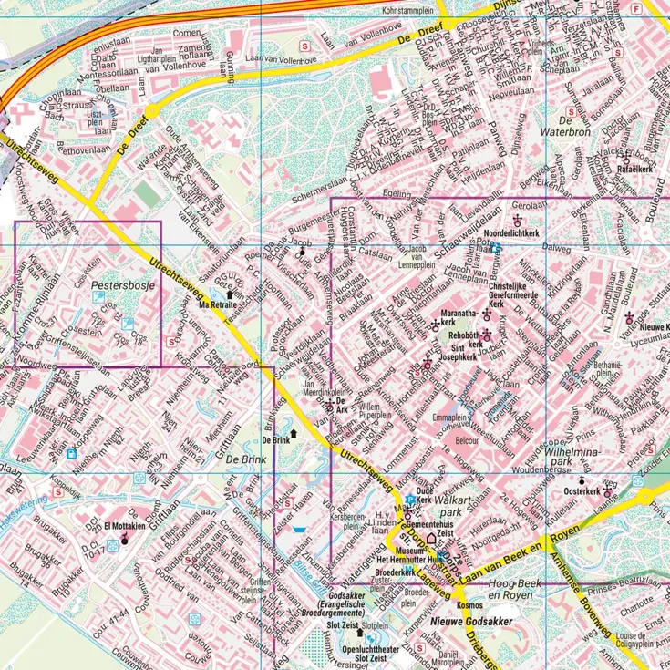 Stadsplattegrond Zeist