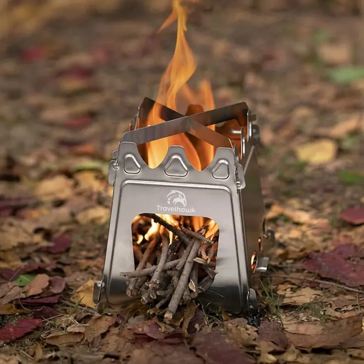 Mini Houtkachel Camping Kooktoestel
