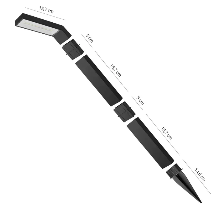 Yora Solar Tuinverlichting - 2-pack