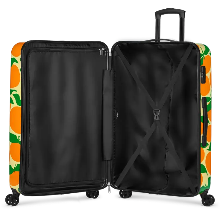 Kofferset 2-delig met print - 53/76 cm