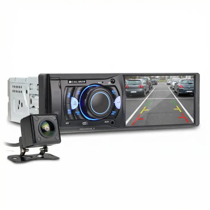 1 DIN Autoradio met 4 inch scherm & DAB+
