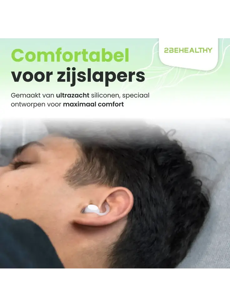 Reis/Slaap oordoppen - 2 Paar (M&L) - Wit