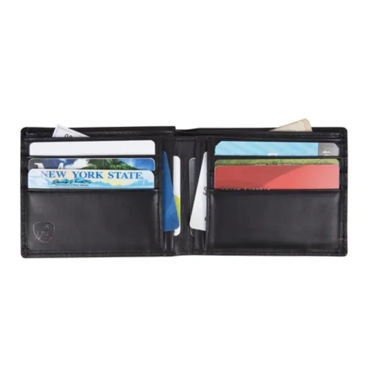 Leren Billfold Portemonnee met RFID