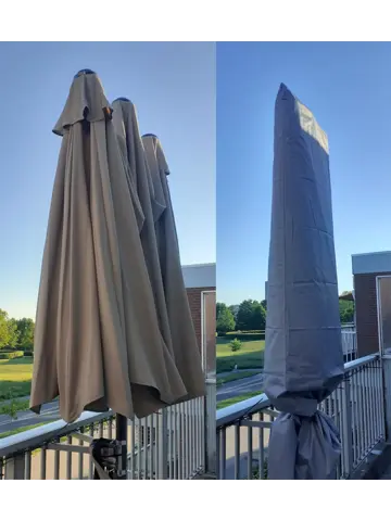 CUHOC Zweefparasol hoes 250x55x60 cm - Diamond