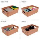Sigma home - Opbergbox - 9L terra - 6-delig
