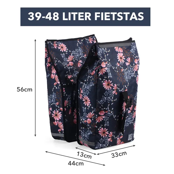 Fietstas Rolltop - Dubbel - Waterdicht