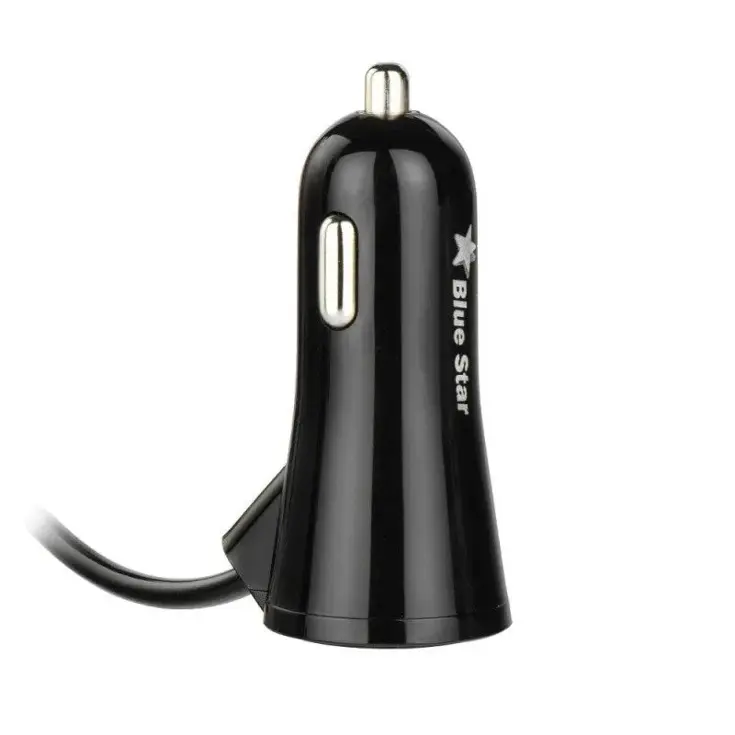 Bluestar Auto Oplader Micro USB + USB poort