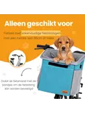 Pawesome 3-in-1 Fietsmand voor honden