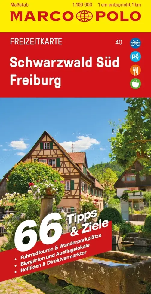 Toeristische kaart FZK 40 Schwarzwald Süd