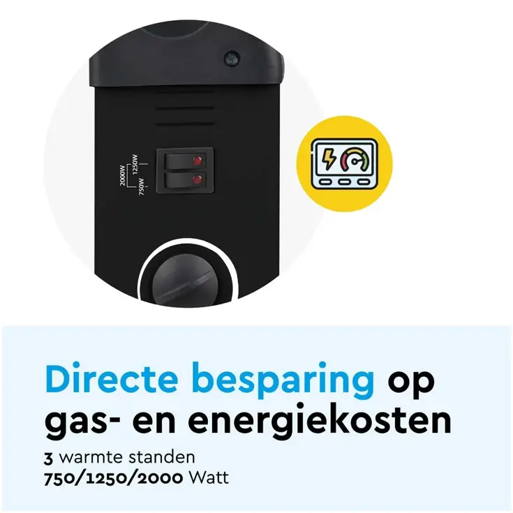 Elektrische Convectorkachel - 2000 W