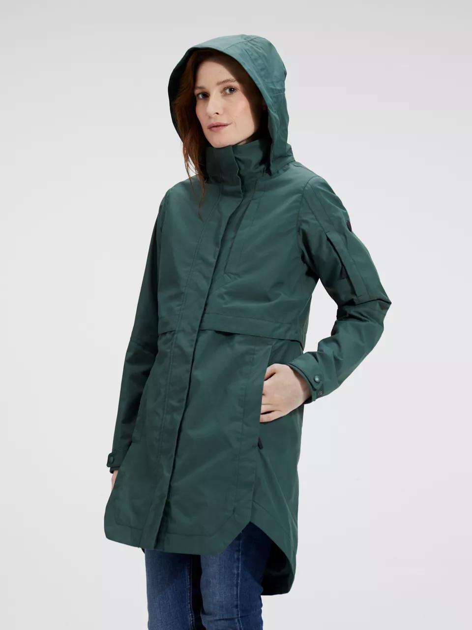 ANWB  Treluw  Parka Dames  Waterdicht  Donker Groen   S main product image