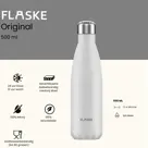 FLASKE 500 ml RVS Drinkfles