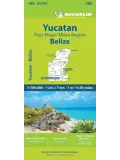Wegenkaart Zoom 185 Yucatan en Maya Regio