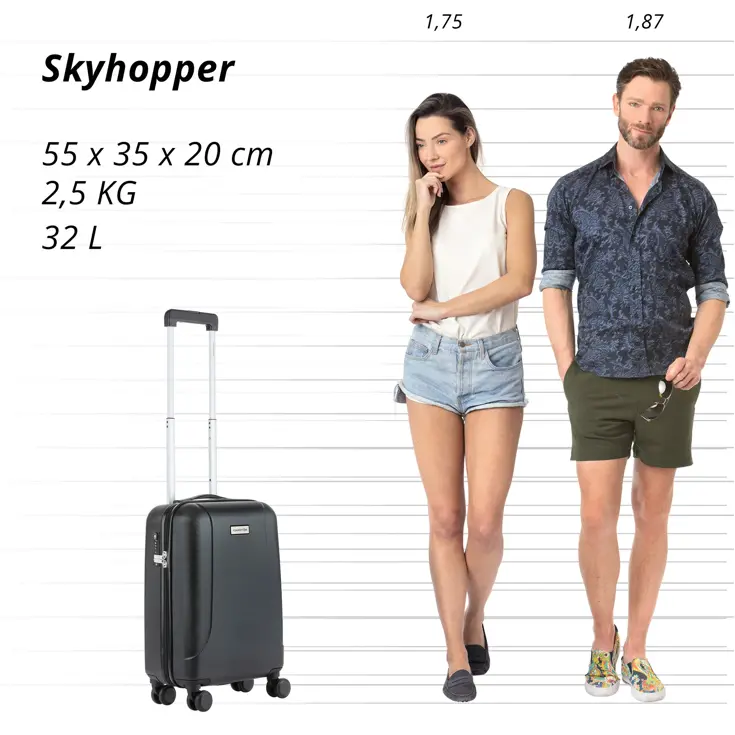 Skyhopper 55cm koffer 32 L
