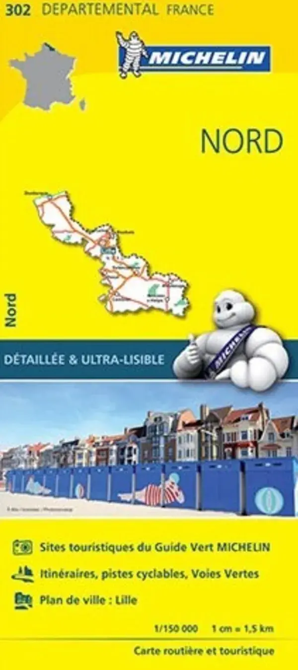 Michelin Local Wegenkaart 302 Nord