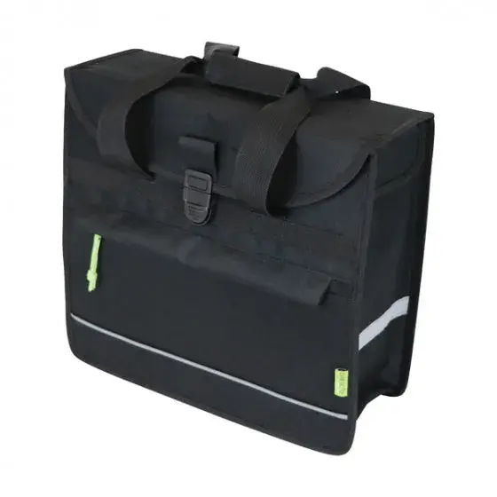 Dresco Black Nylon Basic Shopper 20L