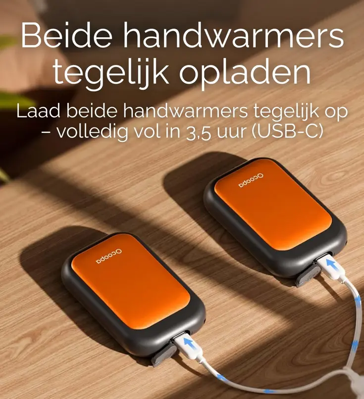 Herbruikbare Magnetische Handwarmers Oplaadbaar
