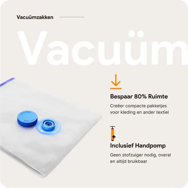 Vacuumzakken kleding & dekbedden – 14-delige set