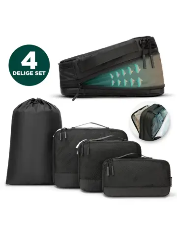 Remodius Packing Cubes Set 4-delig met Compressie
