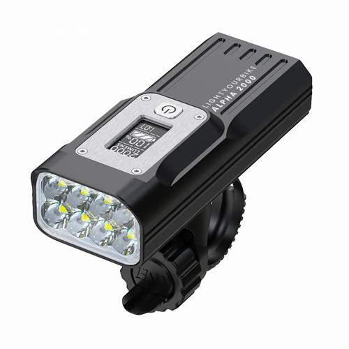 ALPHA 2000 lumen Fietslamp & Powerbank