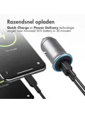 Autolader - 1x USB-C & 1x USB - 60W