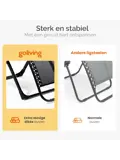 Opvouwbare Ligstoel - 3 Standen - Zwart