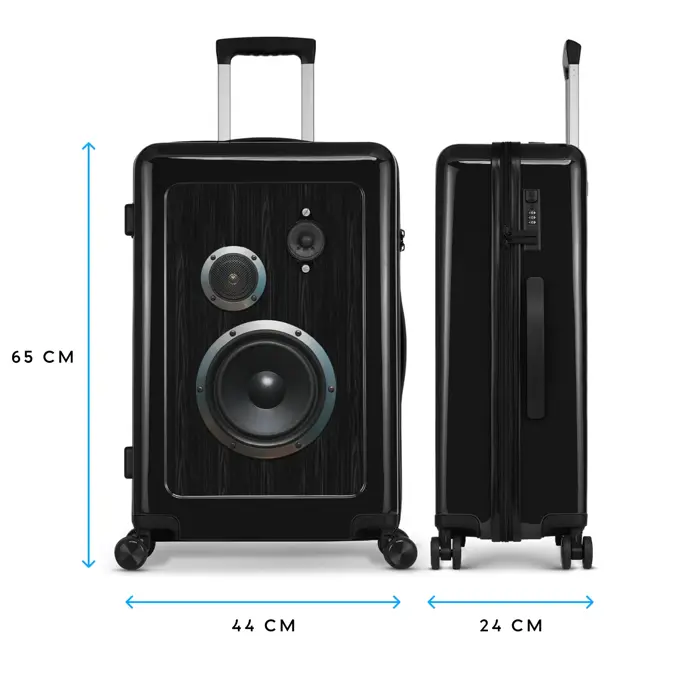 Stickercase - Reiskoffer - 65cm