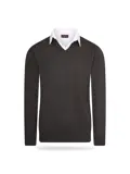 Heren Mock Pullover