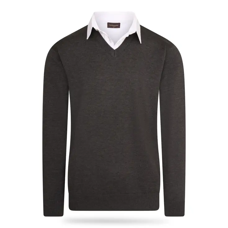 Heren Mock Pullover