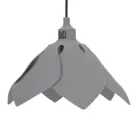 Flores lamp opvouwbaar grey E27