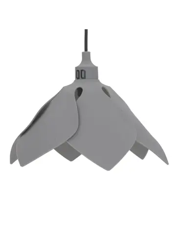Flores lamp opvouwbaar grey E27