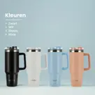 Nexxt Thermosbeker met Rietje - 1,2 Liter