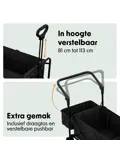 Bolderkar – Tot 120KG – 90L – Zwart