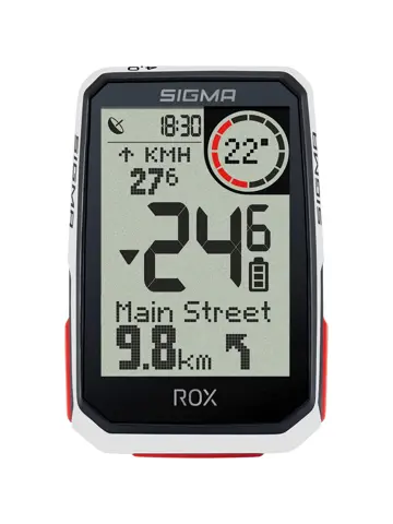 Sigma fietscomp. ROX 4.0 GPS White HR +sen