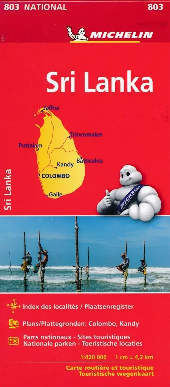 Wegenkaart National 803 Sri Lanka