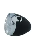 Classic zwarte koplamp met 3 krachtige LED's