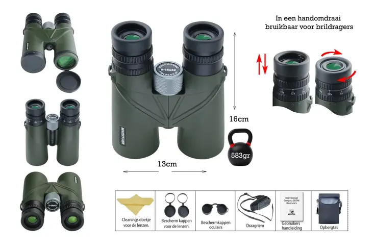 Verrekijker Zoom 8-15x42