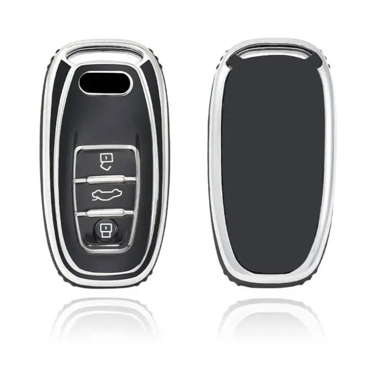 TPU Sleutelhoesje voor Audi zwart,zilver,grijs A3