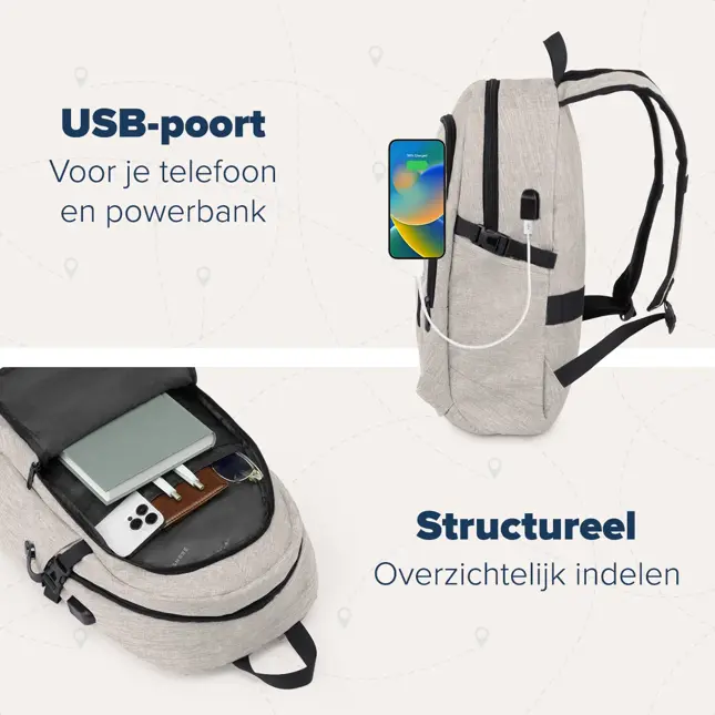 TRVLMORE Rugtas - 25L - 15,6Inch