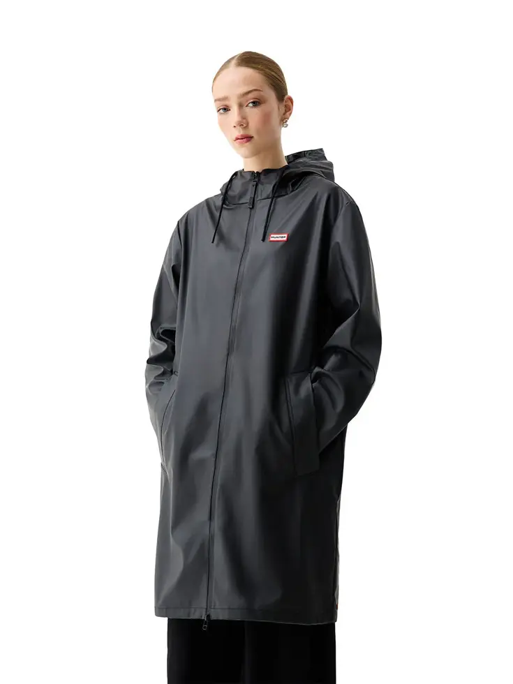 Andrea PU Raincoat - Jas - Unisex - Hunter