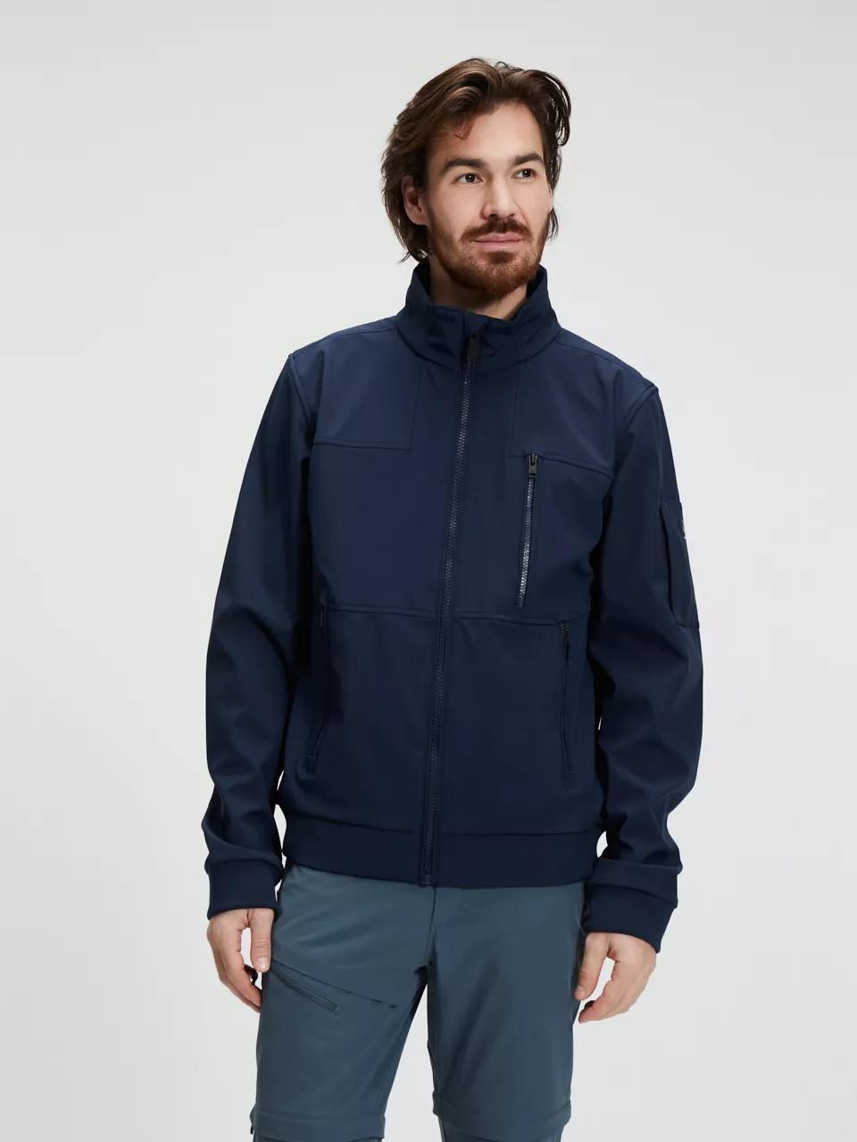 ANWB  Borris  Softshell jas heren  Human Nature  Donker Blauw   S main product image