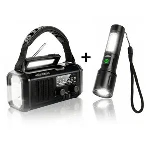 Noodradio 10.000mAh + Zaklamp